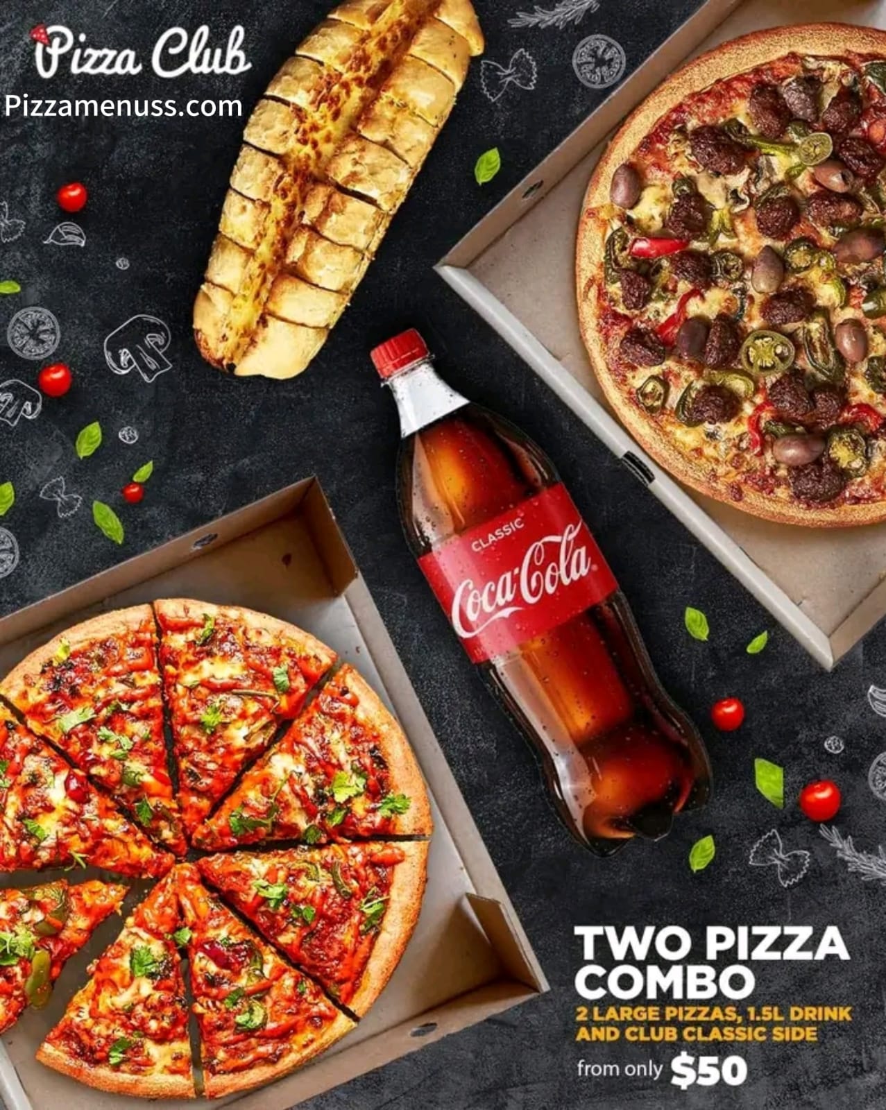 Two Pizza Combo