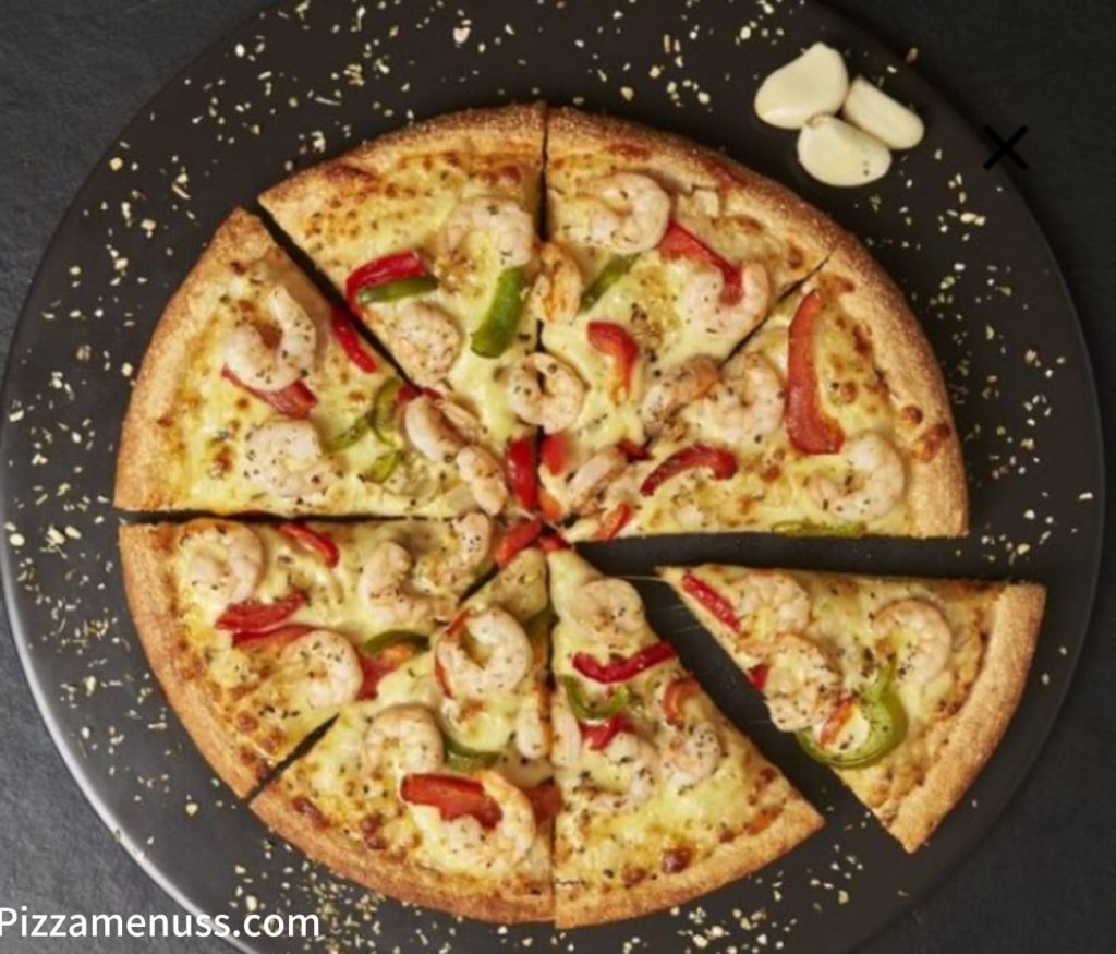 Garlic Prawns Seafood Pizza