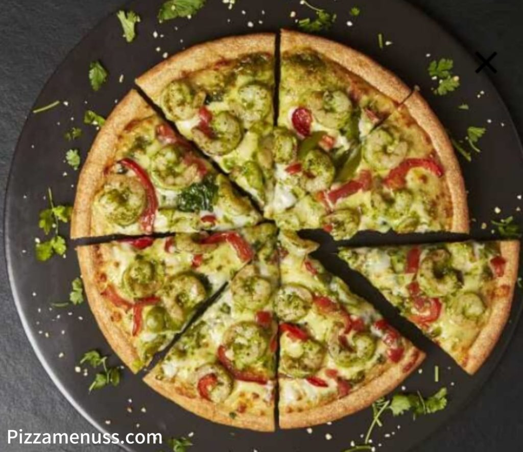 Pesto Prawns Seafood Pizza