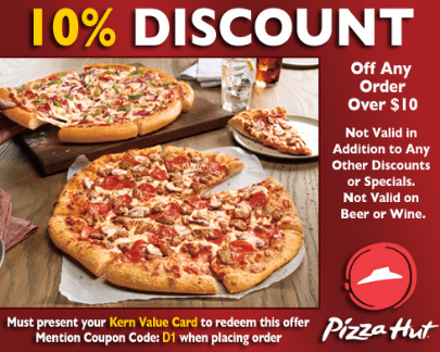 Pizza Hut Discounts